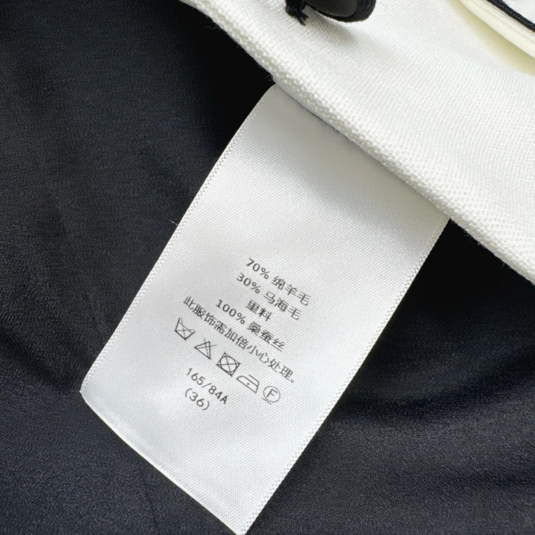 DIOR Jackets Polyester White-Black S-XL C15202609060473 - Image 8