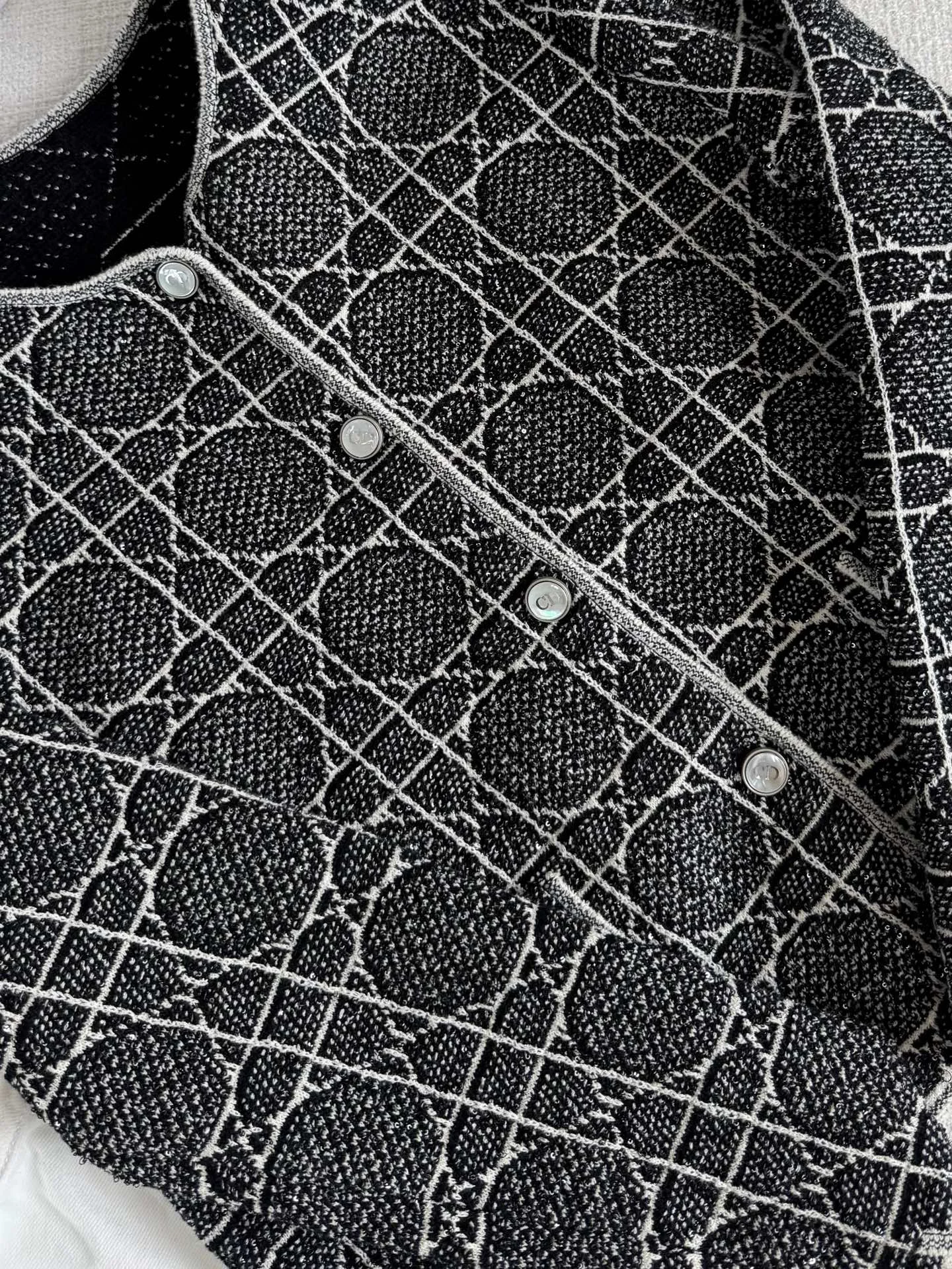 DIOR Jackets Special Yarn Black-White S-L D95202609062003 - Image 5