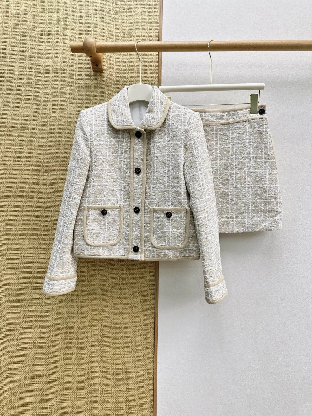 DIOR Jackets Tweed Beige-Black S-L C25202609061434