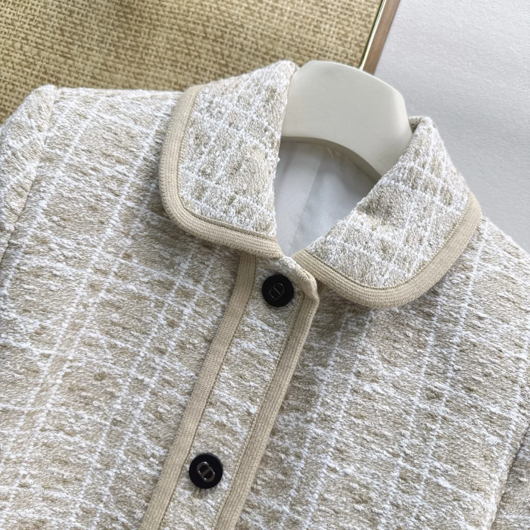 DIOR Jackets Tweed Beige-Black S-L C25202609061434 - Image 4