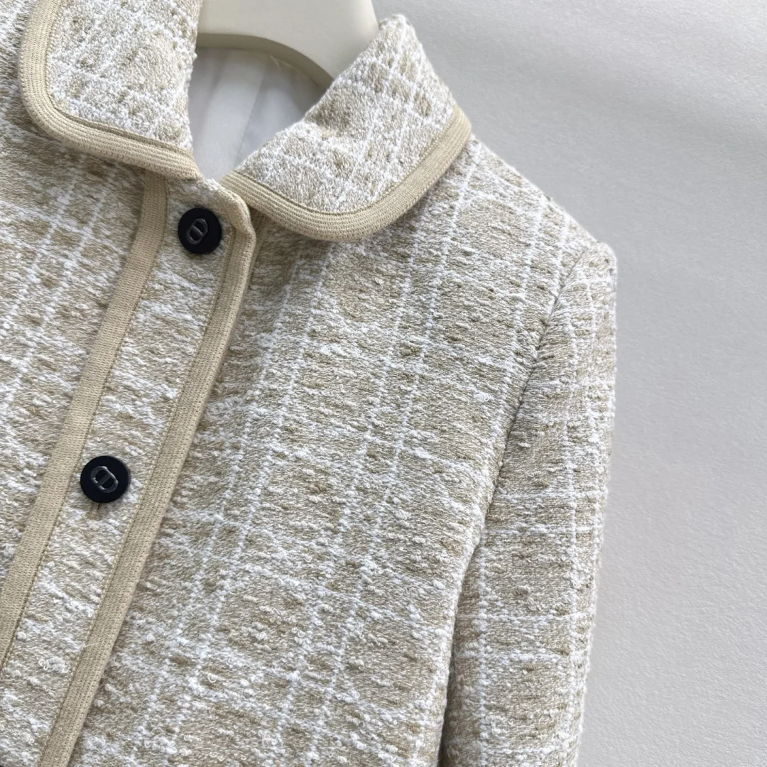 DIOR Jackets Tweed Beige-Black S-L C25202609061434 - Image 5