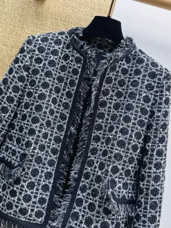 Alternative view of DIOR Jackets Tweed Black-White S-XL C05202609063283