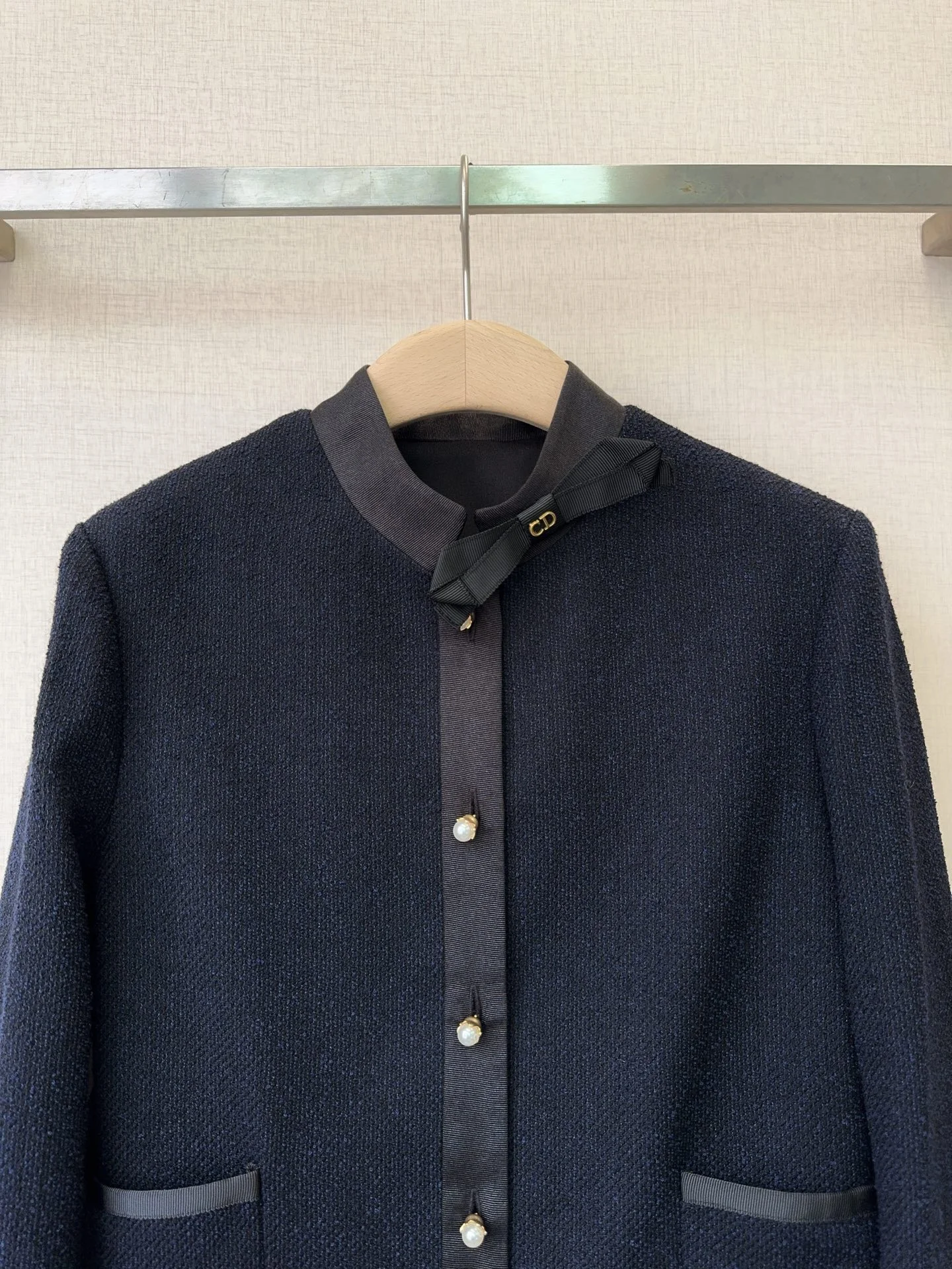 DIOR Jackets Tweed Navy-Black S-XL C10202609060099 - Image 2