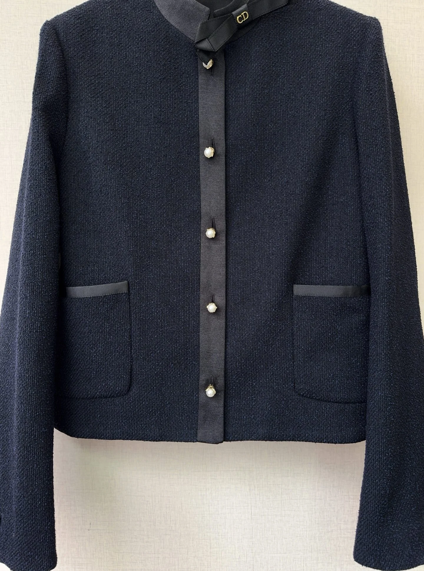 DIOR Jackets Tweed Navy-Black S-XL C10202609060099 - Image 3