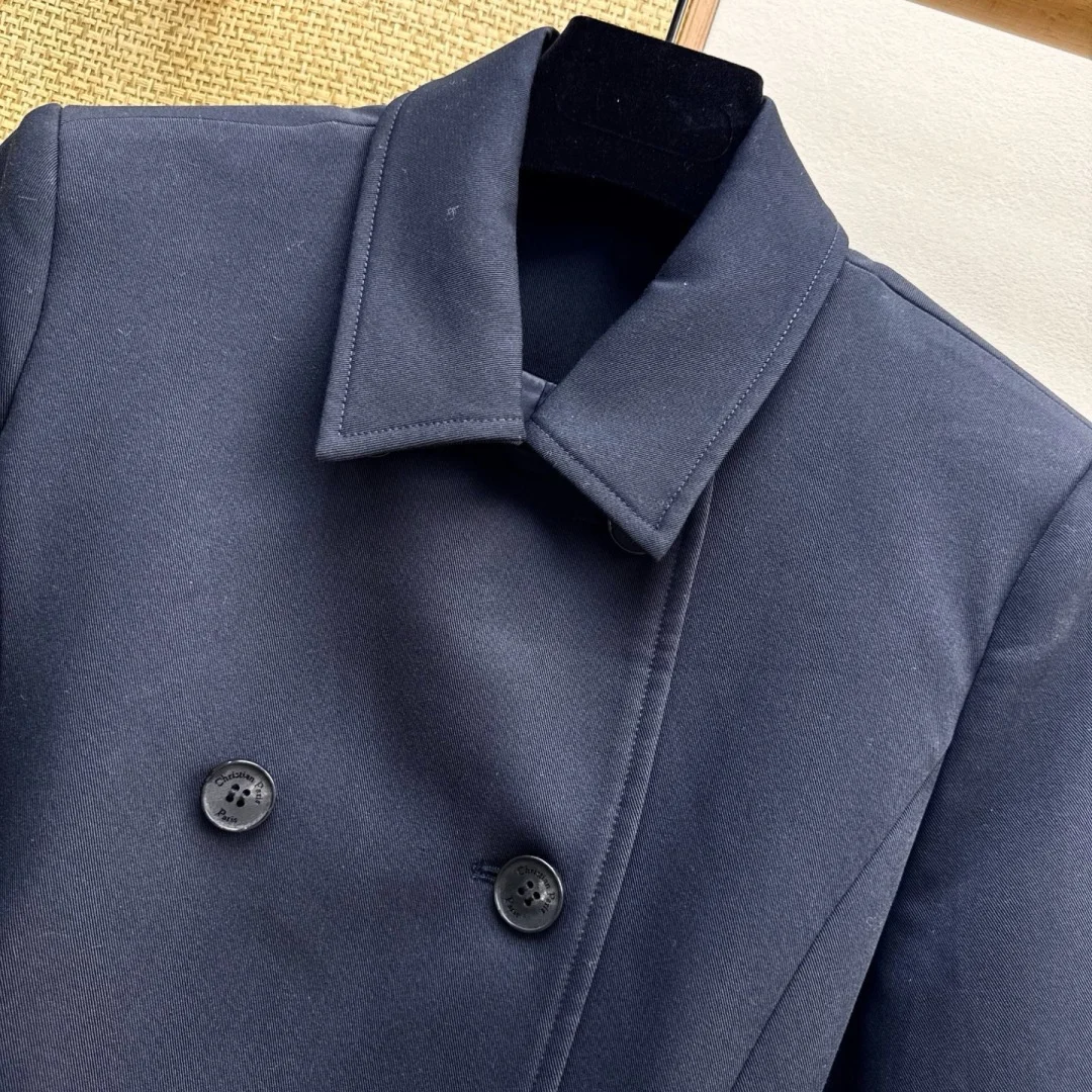 DIOR Jackets Twill Suiting Navy Blue S-M-L C05202609062119 - Image 3