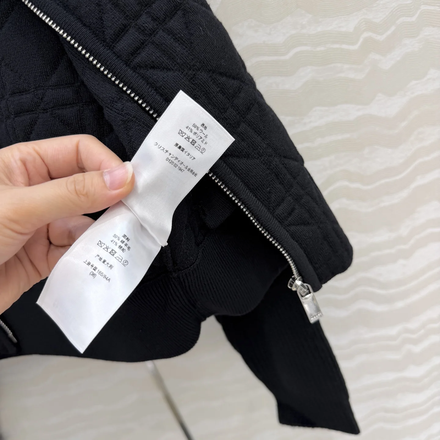 DIOR Jackets Wool Black 36-40 C80202609062759 - Image 8