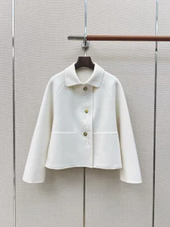 DIOR Jackets Wool Cashmere White-Gold S-L F30202609060608