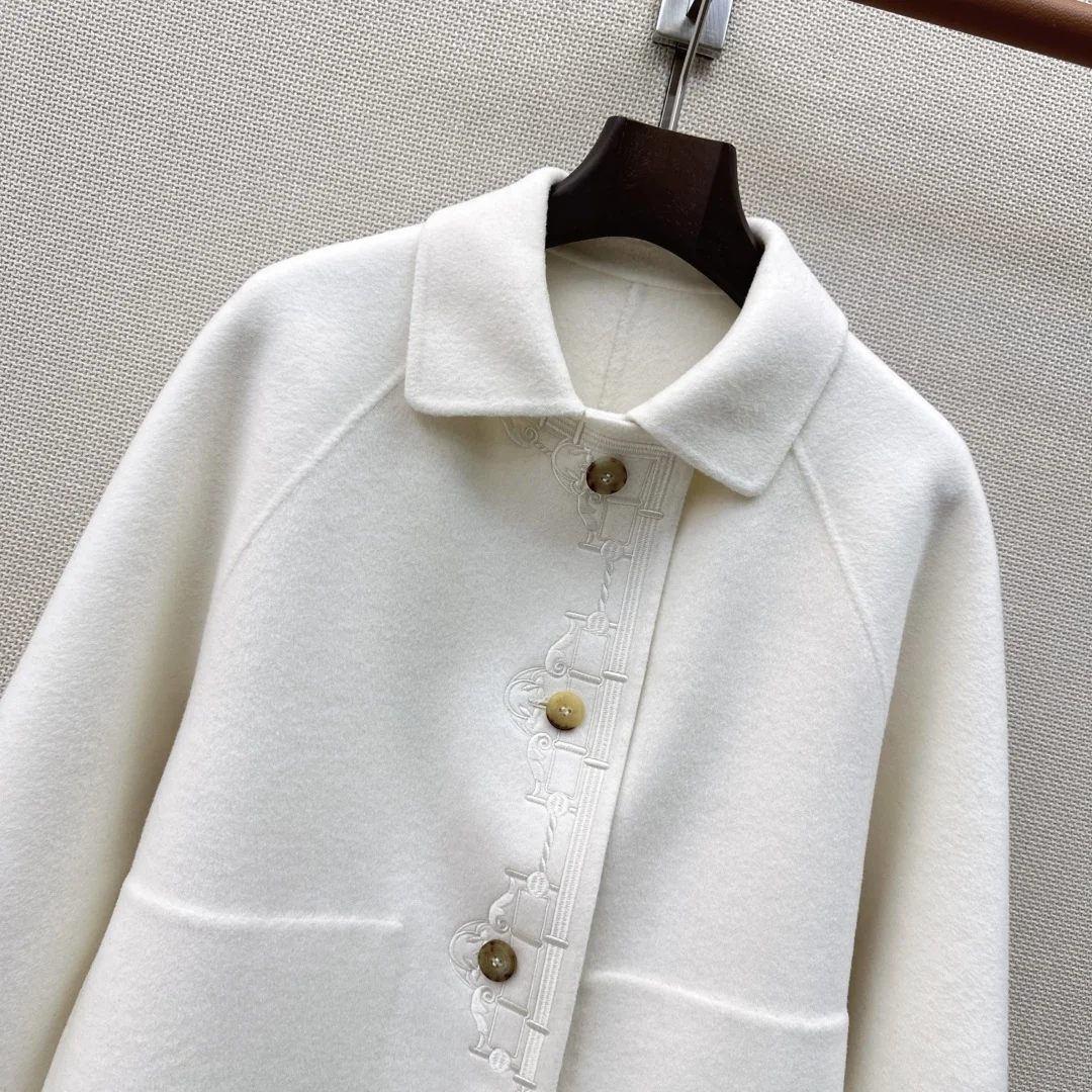 DIOR Jackets Wool Cashmere White-Gold S-L F30202609060608 - Image 2