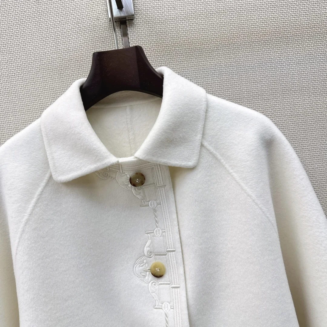 DIOR Jackets Wool Cashmere White-Gold S-L F30202609060608 - Image 3