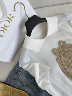 Alternative view of DIOR Polos White-Beige S-L B55202609063086