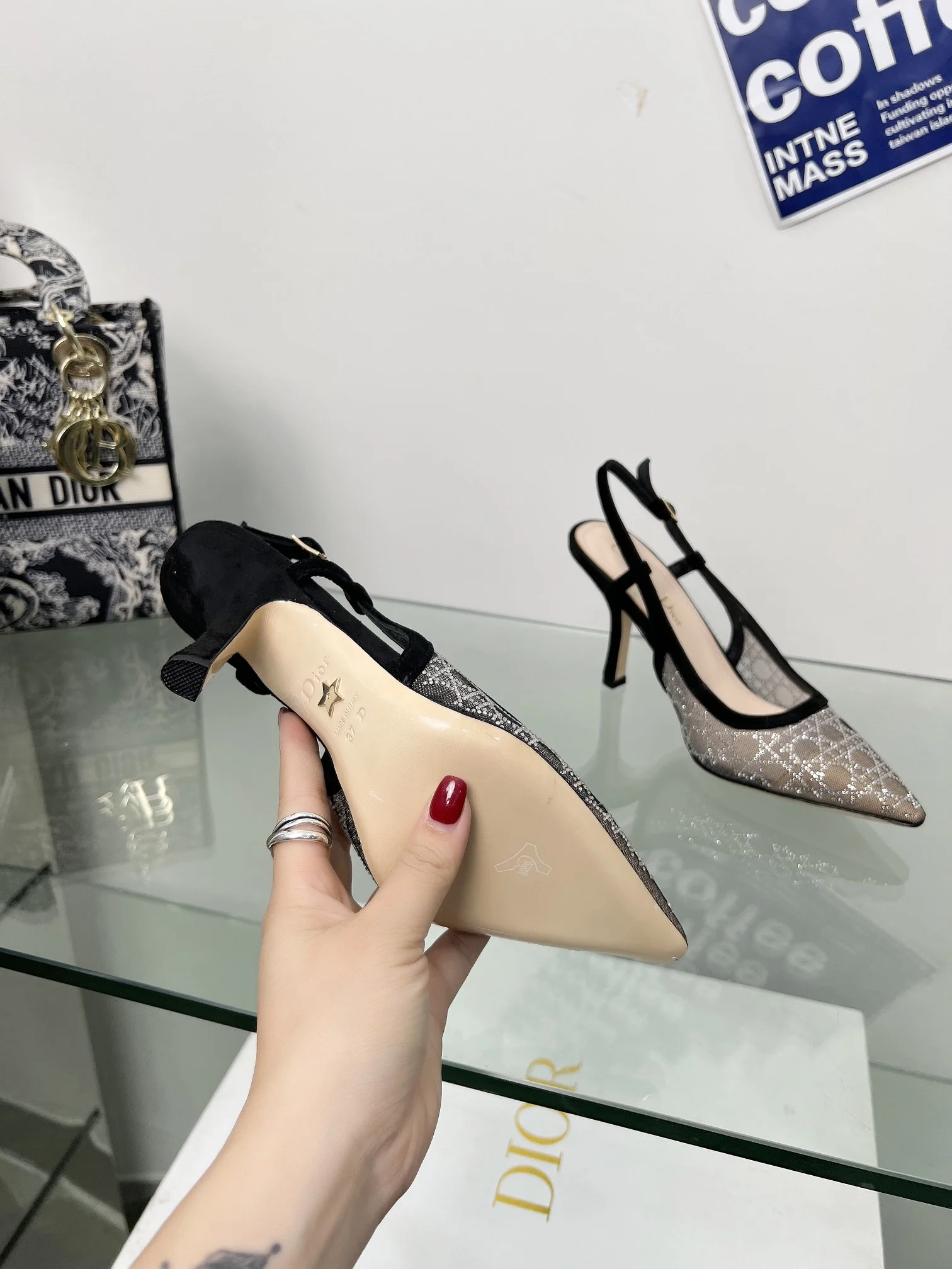 DIOR Sandals Black-Silver B60202609111150 - Image 9