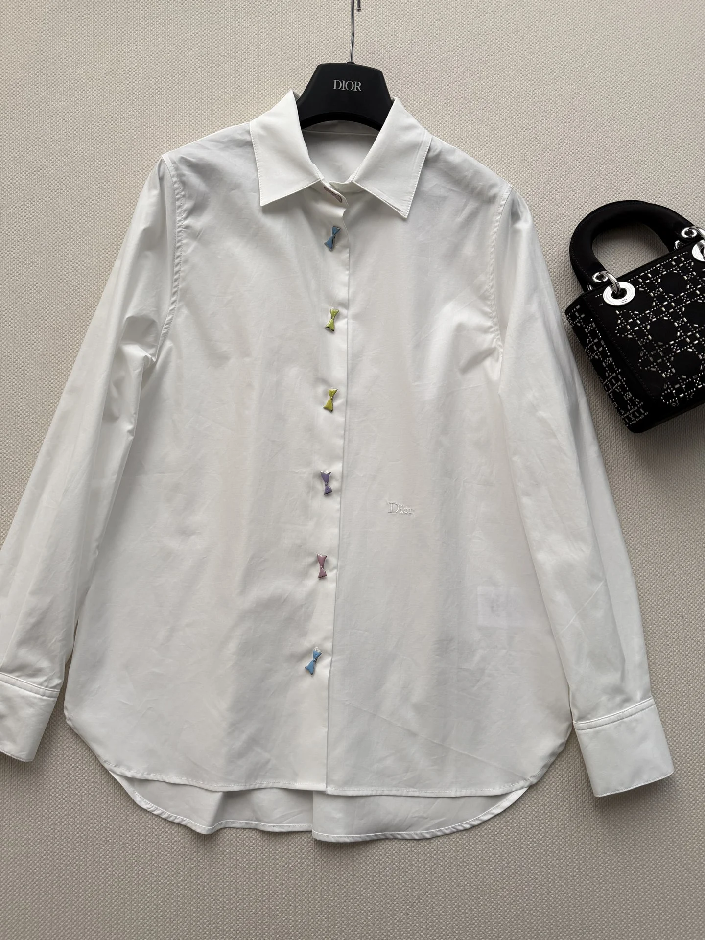 DIOR Shirts Cotton White-Multicolor S-L B75202609060401 - Image 3