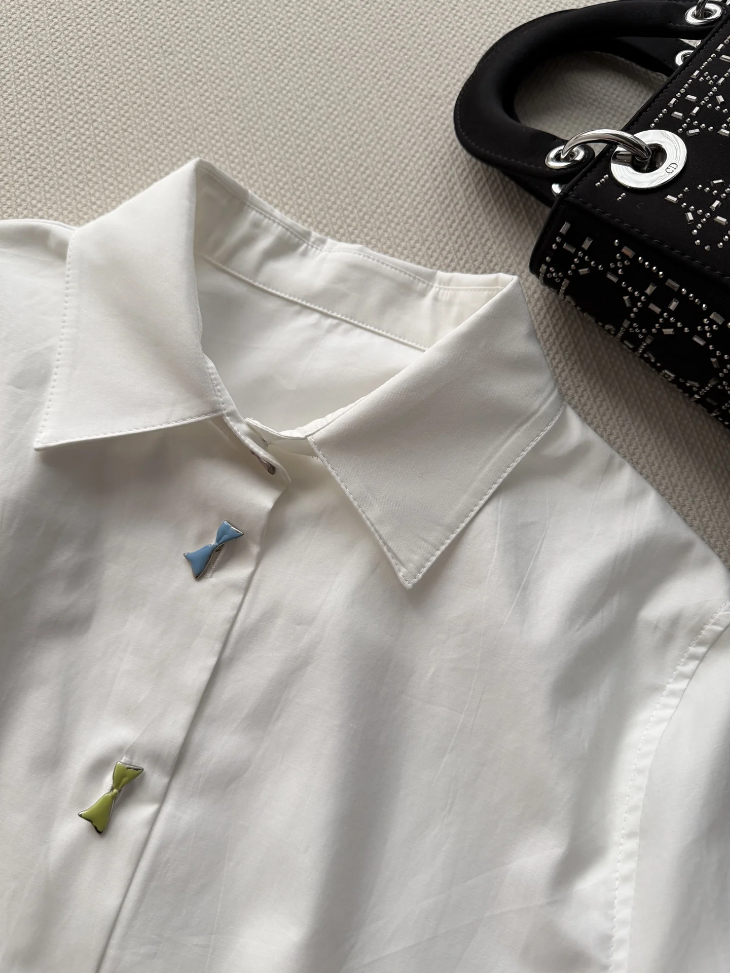 DIOR Shirts Cotton White-Multicolor S-L B75202609060401 - Image 6
