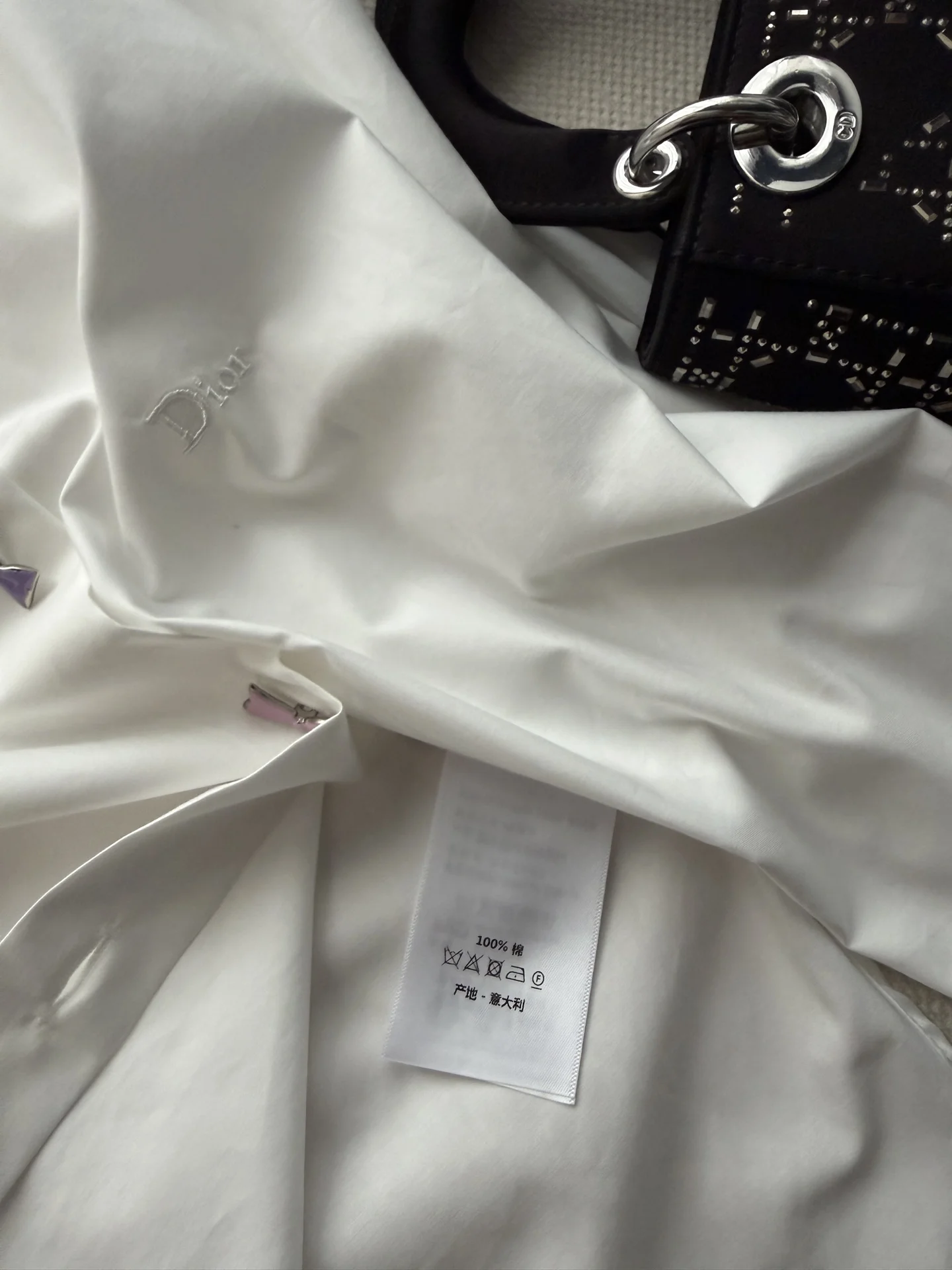 DIOR Shirts Cotton White-Multicolor S-L B75202609060401 - Image 9