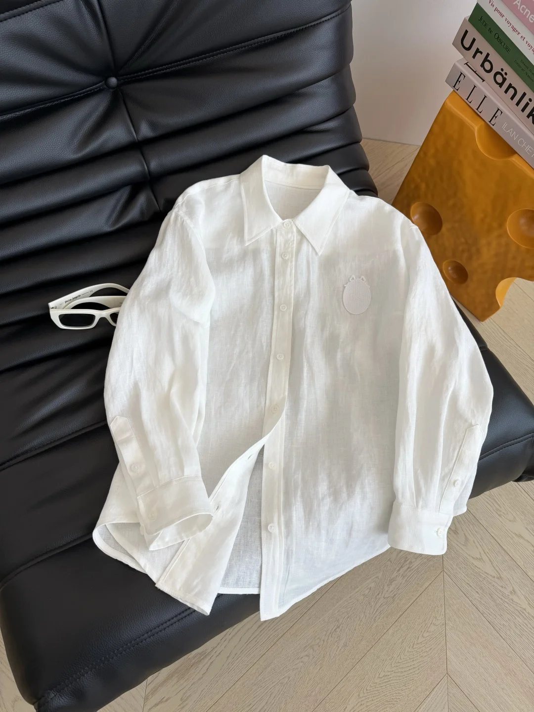 DIOR Shirts Linen Blue-White S-L B95202609060349 - Image 3