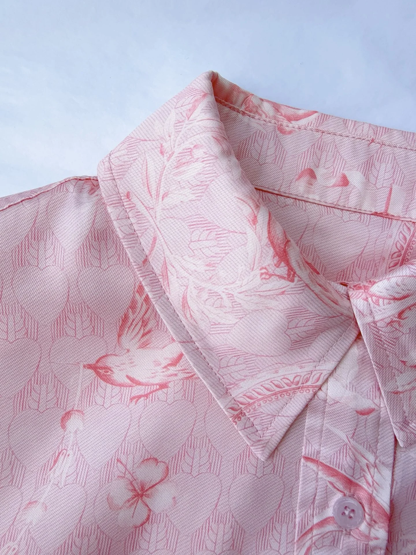 DIOR Shirts Printed Blend Pink 36-42 C00202609062854 - Image 4