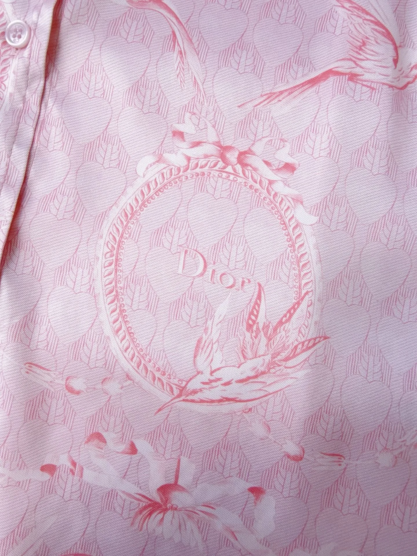 DIOR Shirts Printed Blend Pink 36-42 C00202609062854 - Image 6
