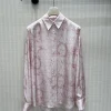DIOR Shirts Silk Pink-White 36-40 E05202609061822