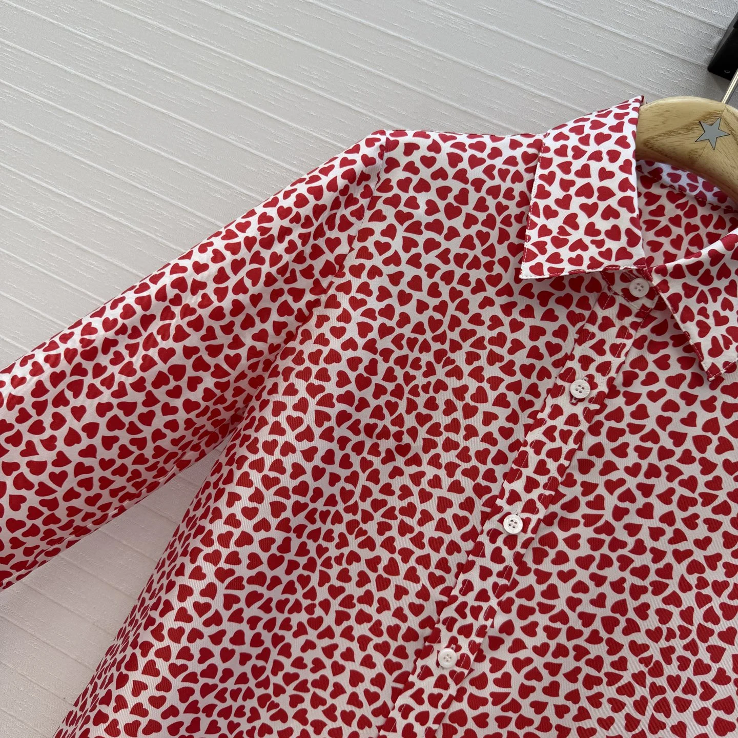 DIOR Shirts Silk Twill Red-White 36 C40202609062703 - Image 3