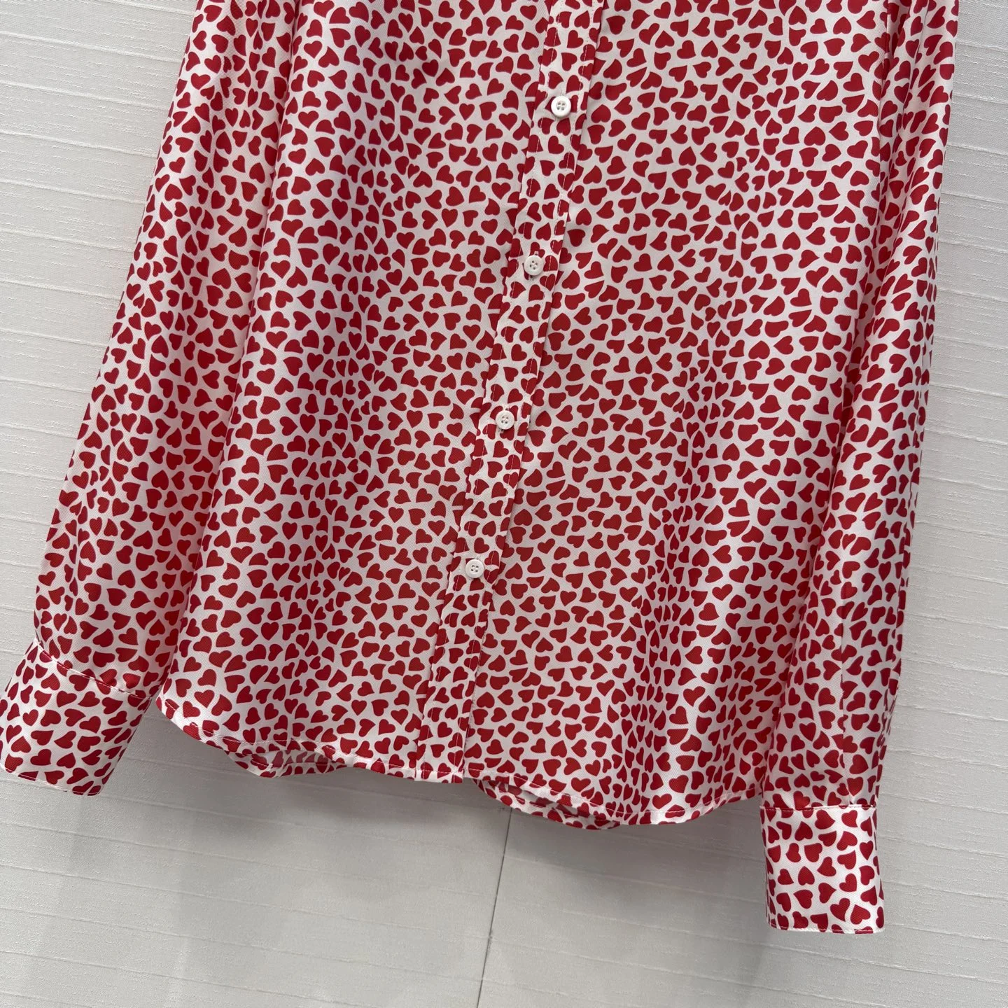 DIOR Shirts Silk Twill Red-White 36 C40202609062703 - Image 5