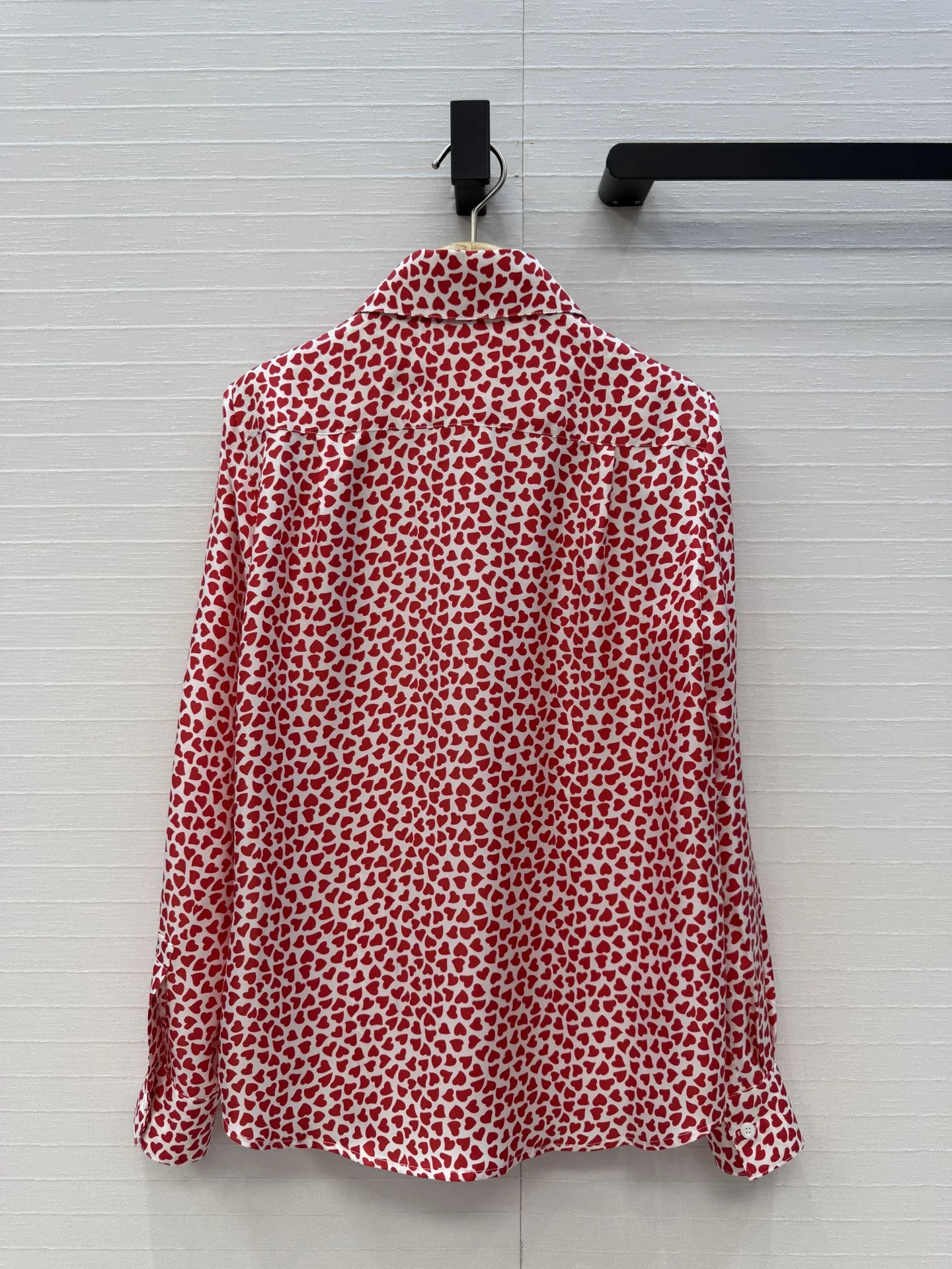 DIOR Shirts Silk Twill Red-White 36 C40202609062703 - Image 8