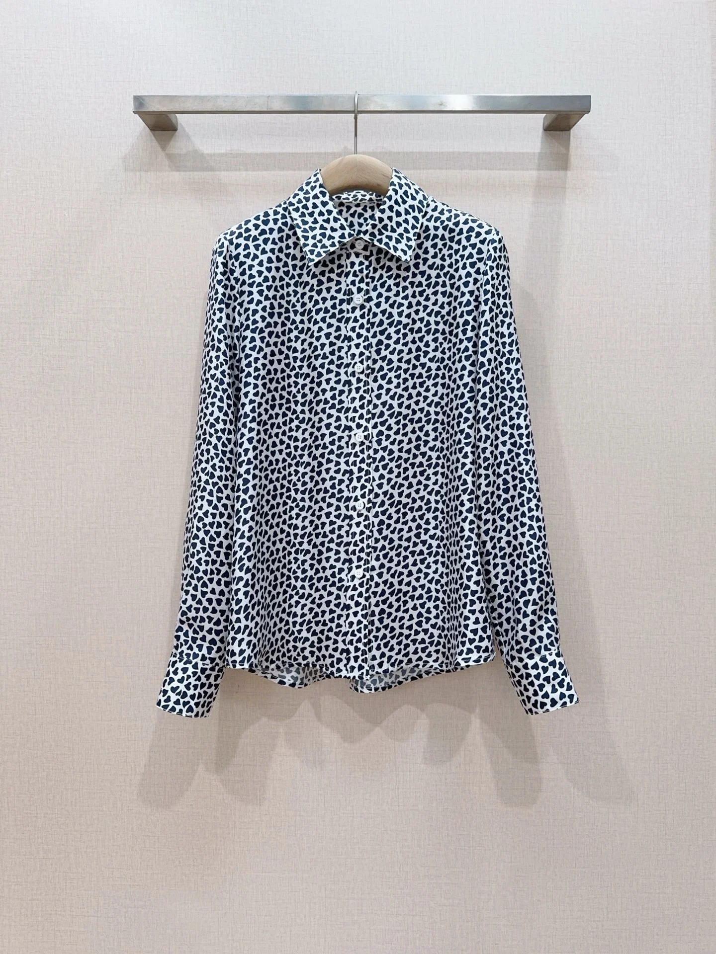 DIOR Shirts Silk White-Black S-XL C00202609060113