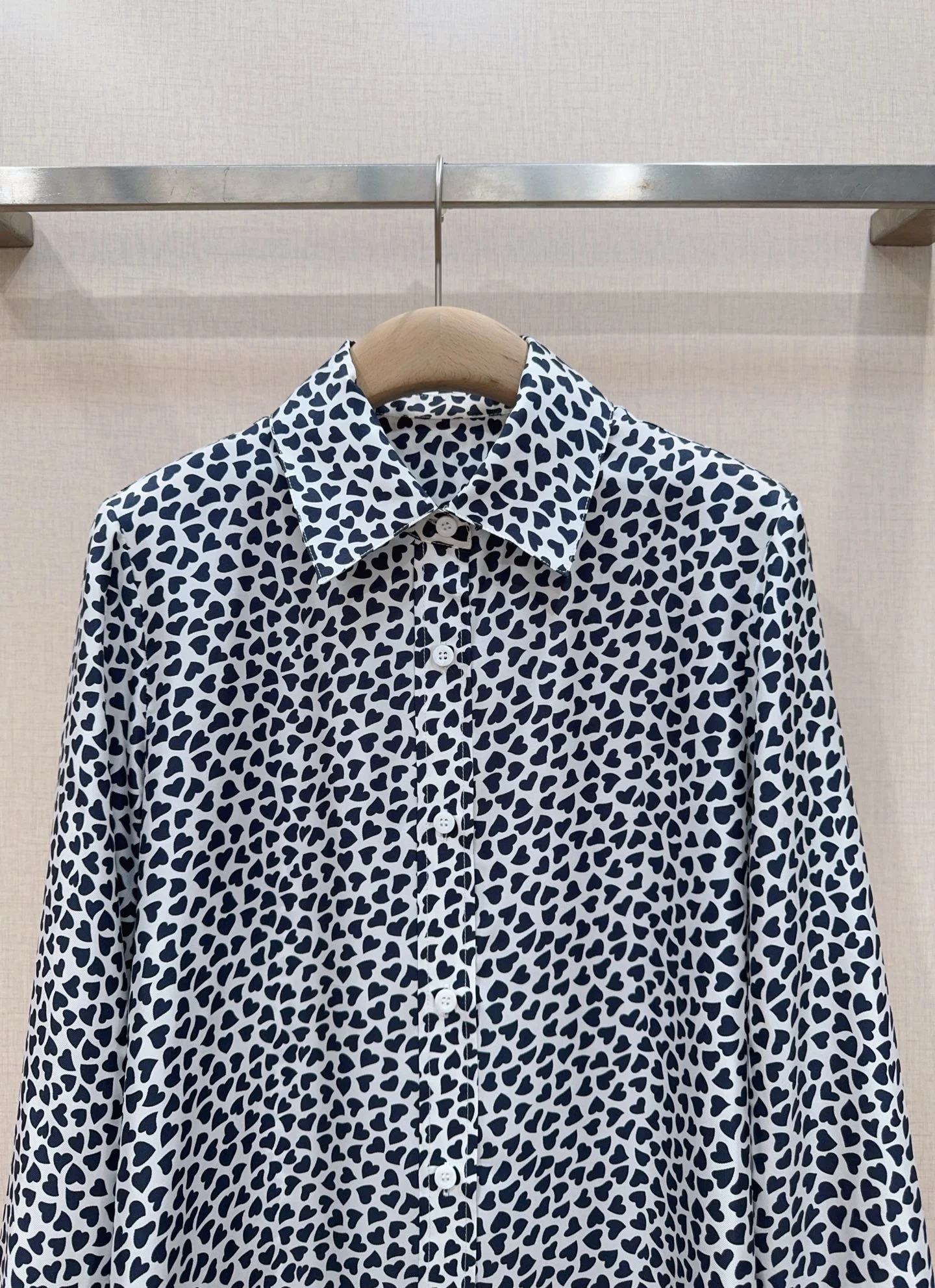 DIOR Shirts Silk White-Black S-XL C00202609060113 - Image 2