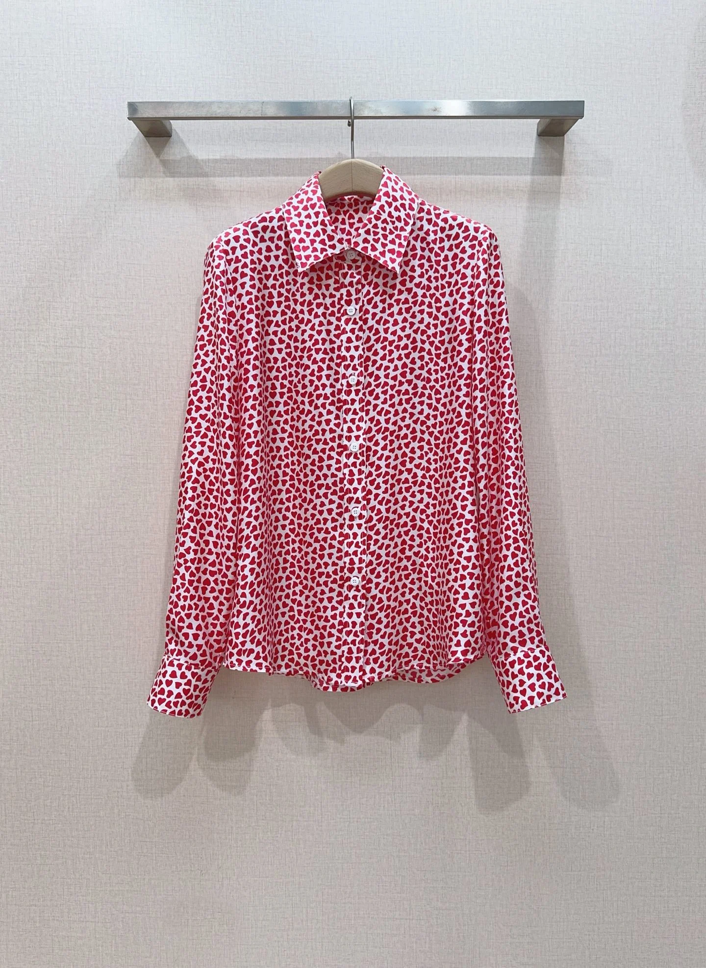 DIOR Shirts Silk White-Red S-XL C00202609060112