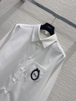 Alternative view of DIOR Shirts White-Black S-L B45202609061920