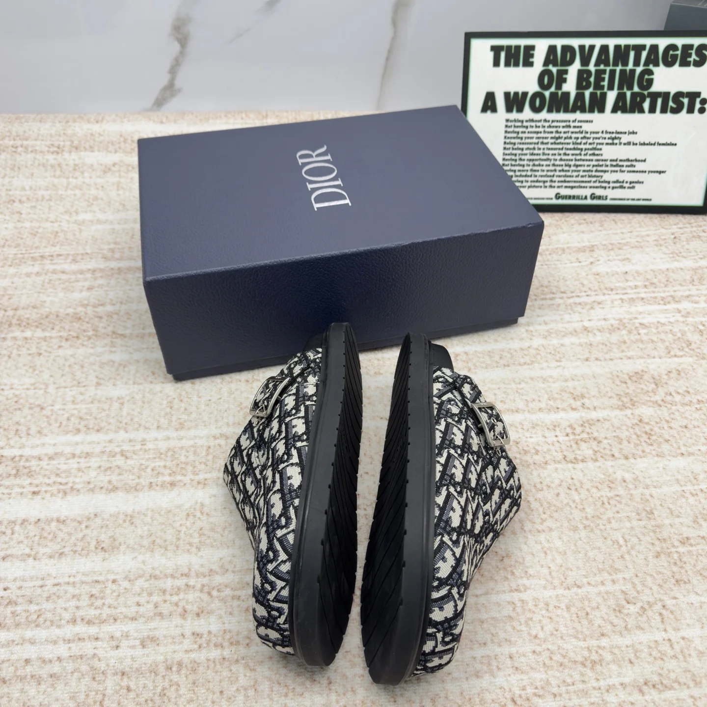 DIOR Slides Black-White EU38-46 A90202609111694 - Image 4