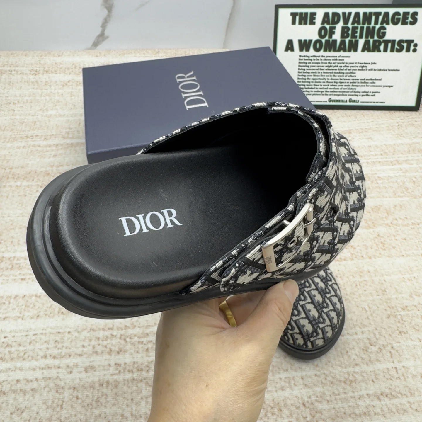 DIOR Slides Black-White EU38-46 A90202609111694 - Image 9