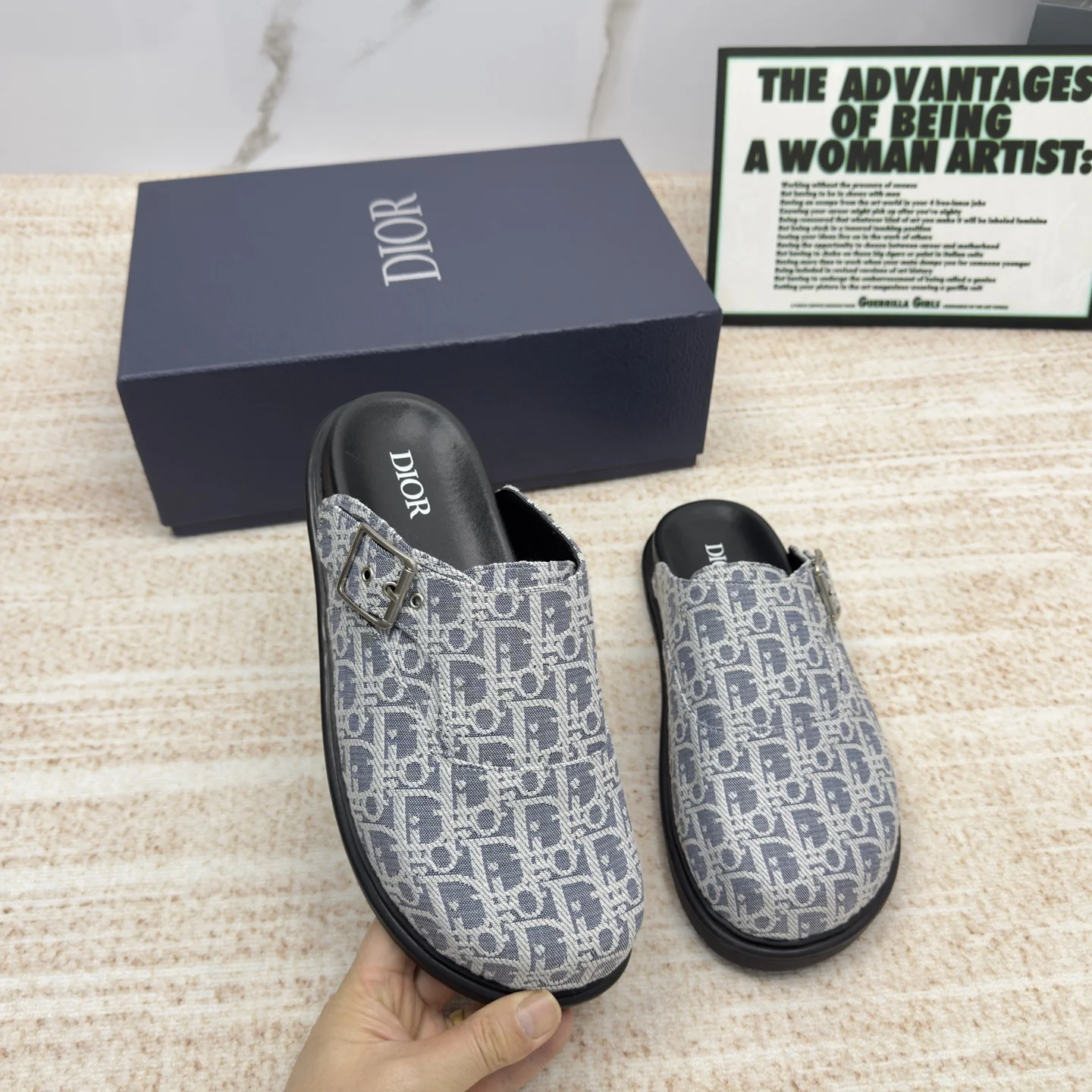 DIOR Slides Blue-White EU38-46 A90202609111692 - Image 6