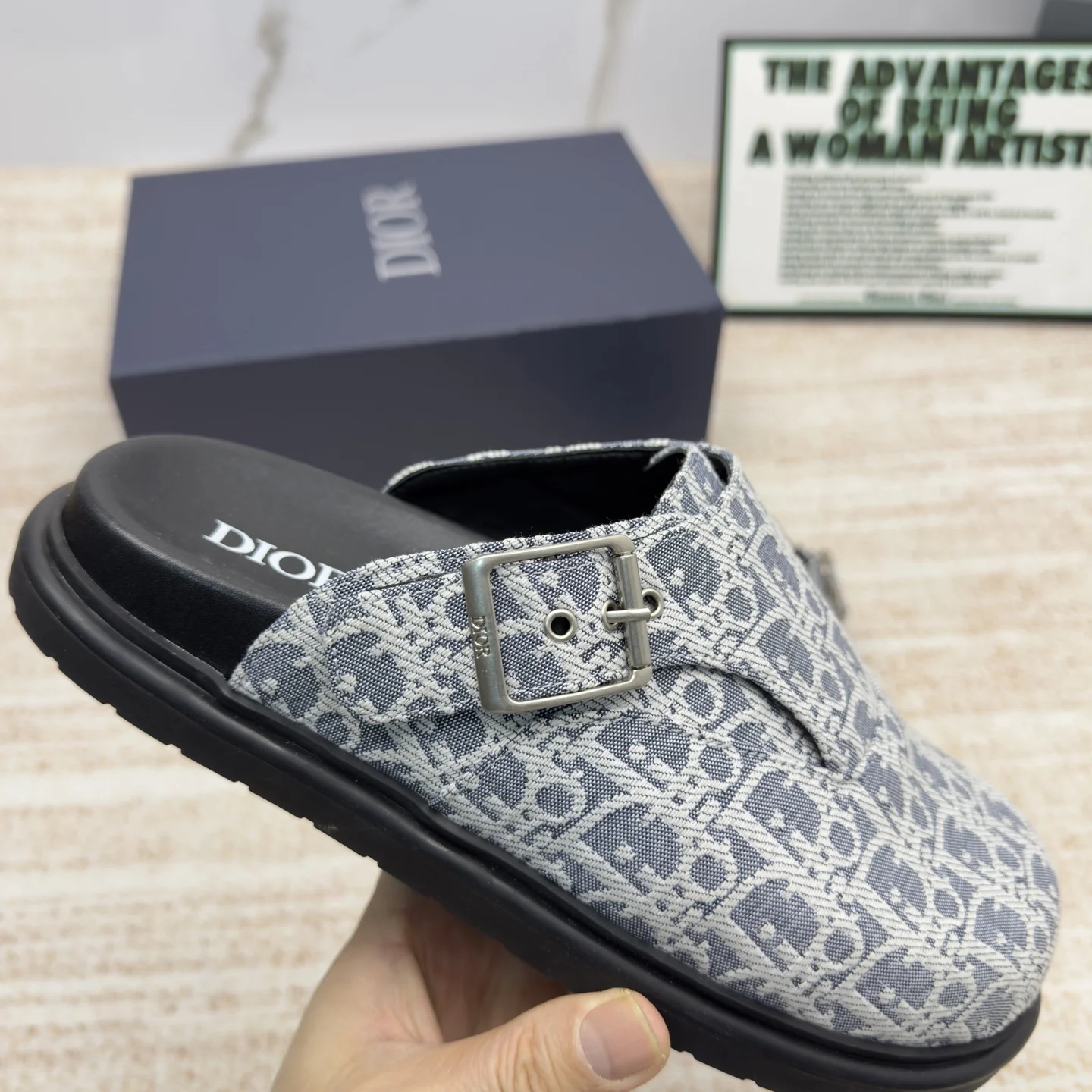 DIOR Slides Blue-White EU38-46 A90202609111692 - Image 7