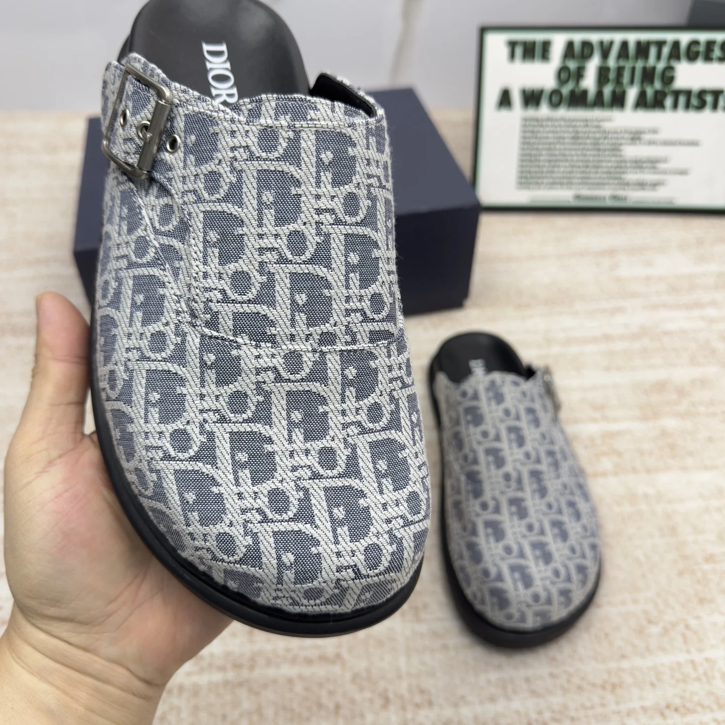 DIOR Slides Blue-White EU38-46 A90202609111692 - Image 8
