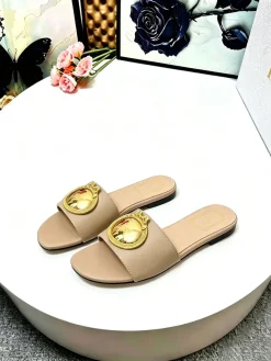 Alternative view of DIOR Slides Leather Beige-Gold EU35-39 A60202609110915