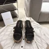 DIOR Slides Leather Black-Brown EU35-40 B40202609111786