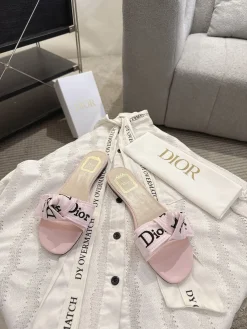 DIOR Slides Leather Pink-Black EU35-41 B20202609111759