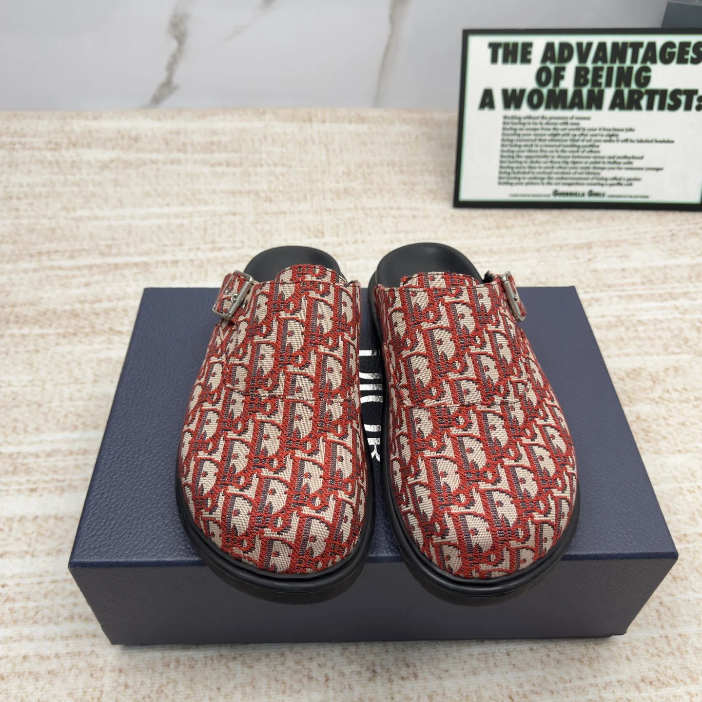 DIOR Slides Red-Beige EU38-46 A90202609111690