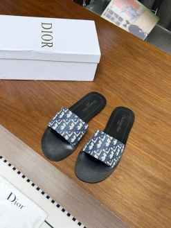 DIOR Slides Rubber Black-Blue EU35-44 A20202609111888