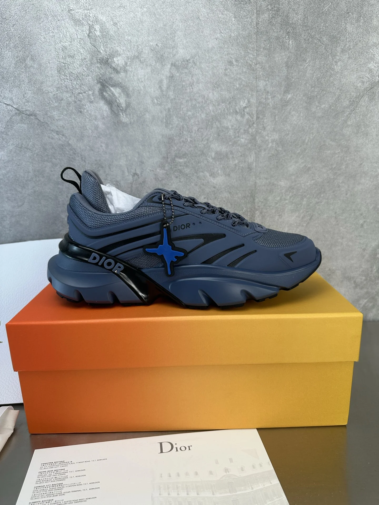 DIOR Sneakers Blue-Black C50202609110094