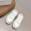 DIOR Sneakers Calfskin Leather White-Beige EU35-39 C20202609111561