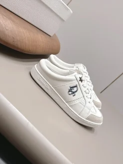 Alternative view of DIOR Sneakers Calfskin Leather White-Beige EU35-39 C20202609111561