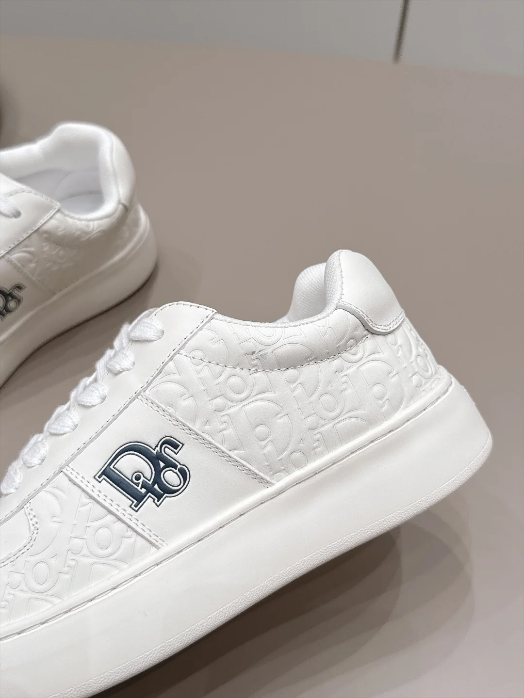 DIOR Sneakers Cowhide Leather White EU35-39 C30202609111566 - Image 6