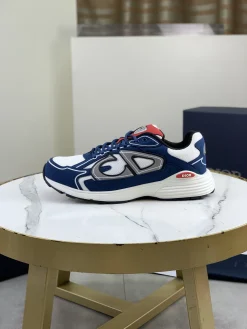 DIOR Sneakers Leather Mesh White-Blue EU39-45 C40202609110951