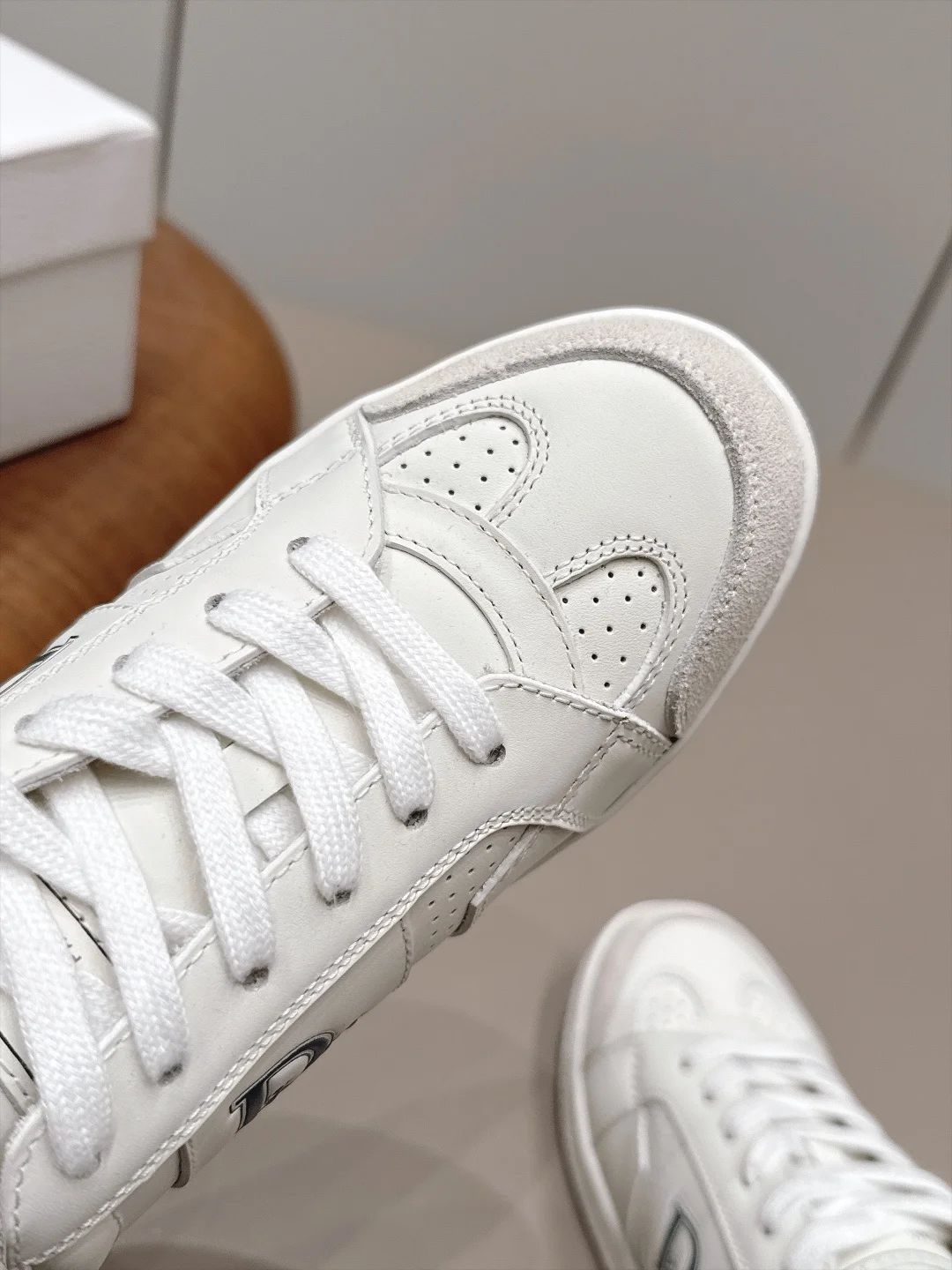 DIOR Sneakers Leather White-Black EU35-39 C20202609111563 - Image 7