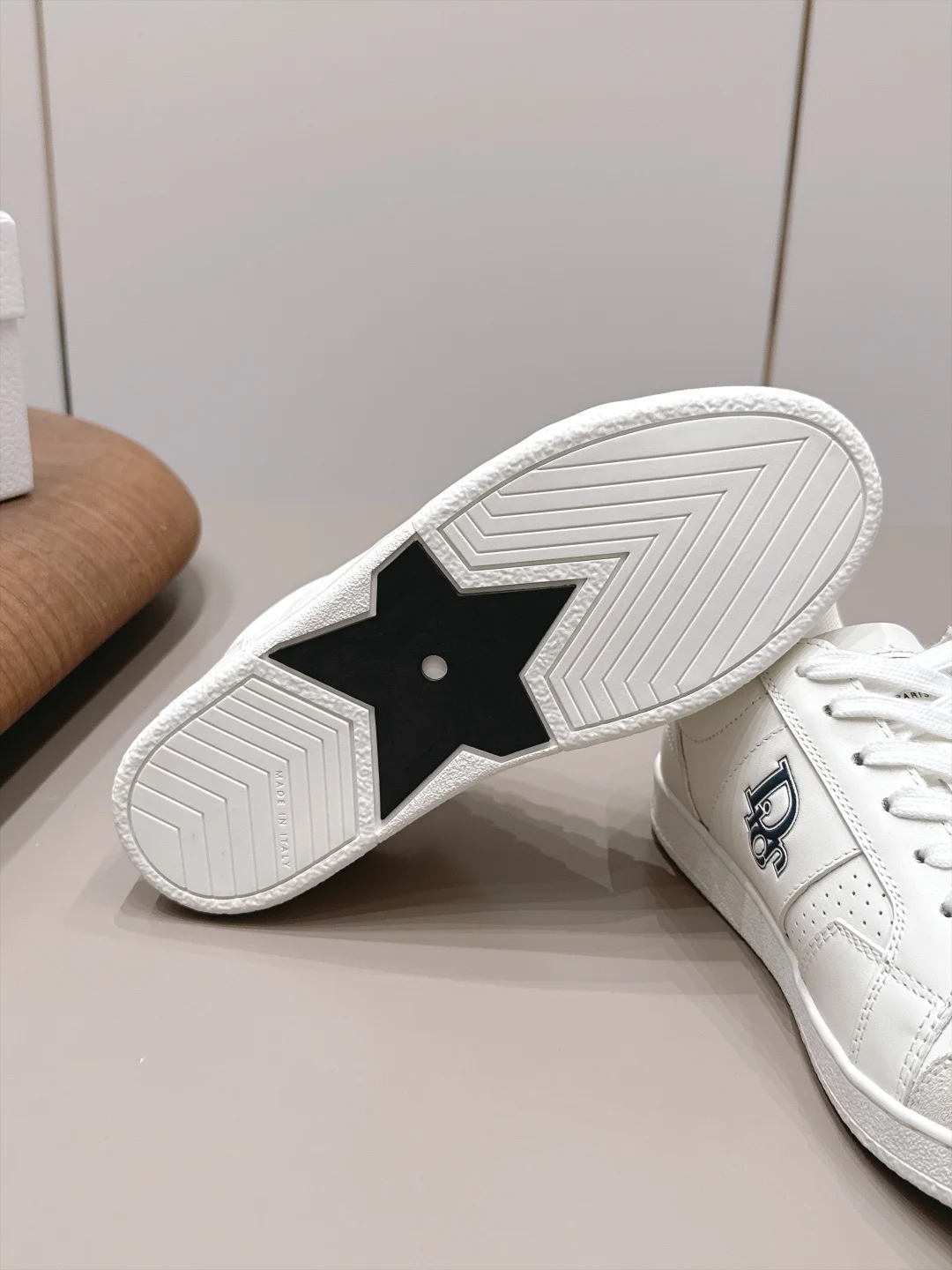 DIOR Sneakers Leather White-Black EU35-39 C20202609111563 - Image 9