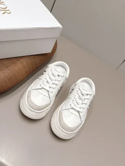 DIOR Sneakers Leather White-Gray EU35-39 C20202609111562