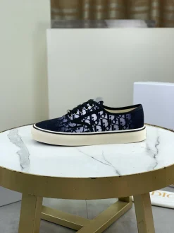 DIOR Sneakers Textile Rubber Black-White EU39-45 B90202609110955
