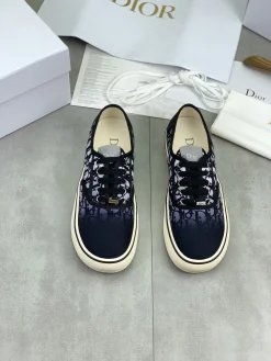Alternative view of DIOR Sneakers Textile Rubber Black-White EU39-45 B90202609110955