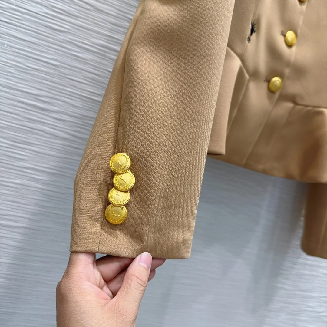DIOR Suits Camel-Gold S-L D15202609060889 - Image 6